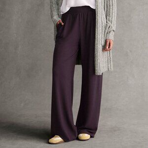 CAbi Wide Leg Pants in Deep Plum